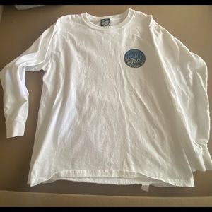 Boys SANTA CRUZ SKATEBOARDS Long Sleeve T-shirt L